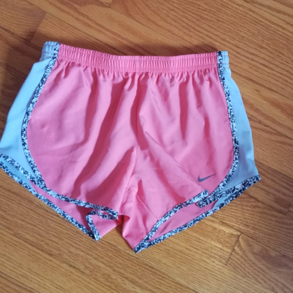 Girls pink/gray athletic shorts size M